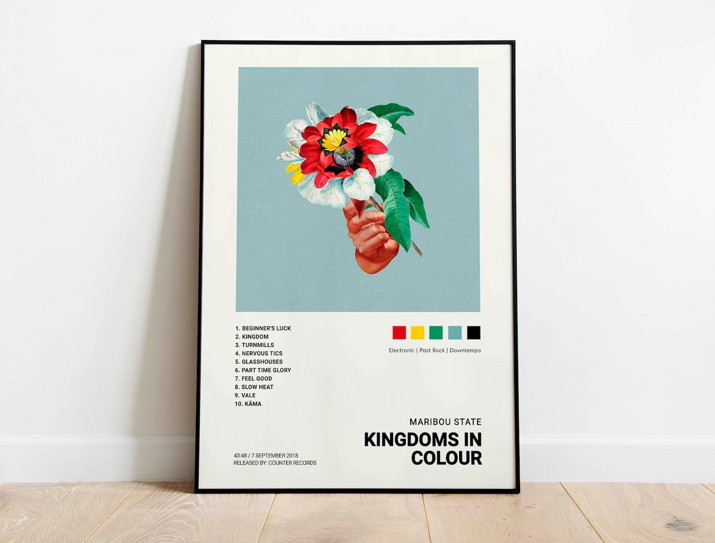 Maribou State - Kingdoms In Colour Album Cover Poster | Architeg